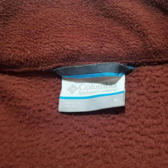 Men's Columbia Polar Fleece Full Zip - Picture 3 of 3